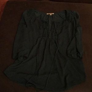 Long sleeved green shirt